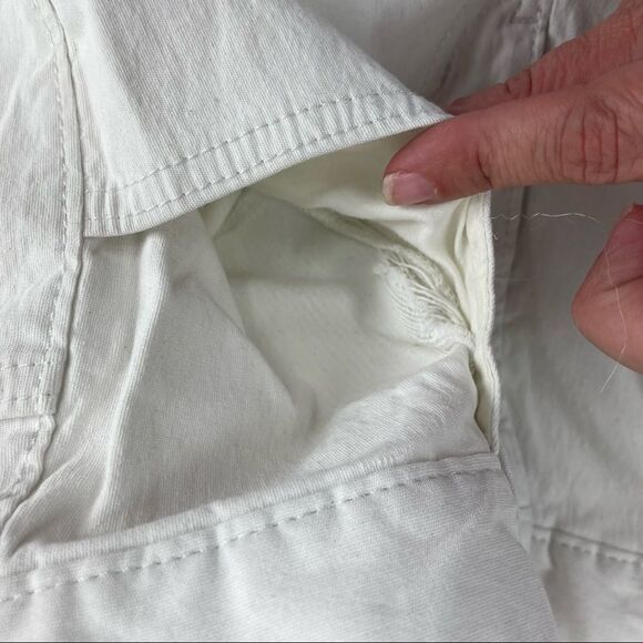 Helmut Lang White Casual Straight Leg Pants - Picture 9 of 9